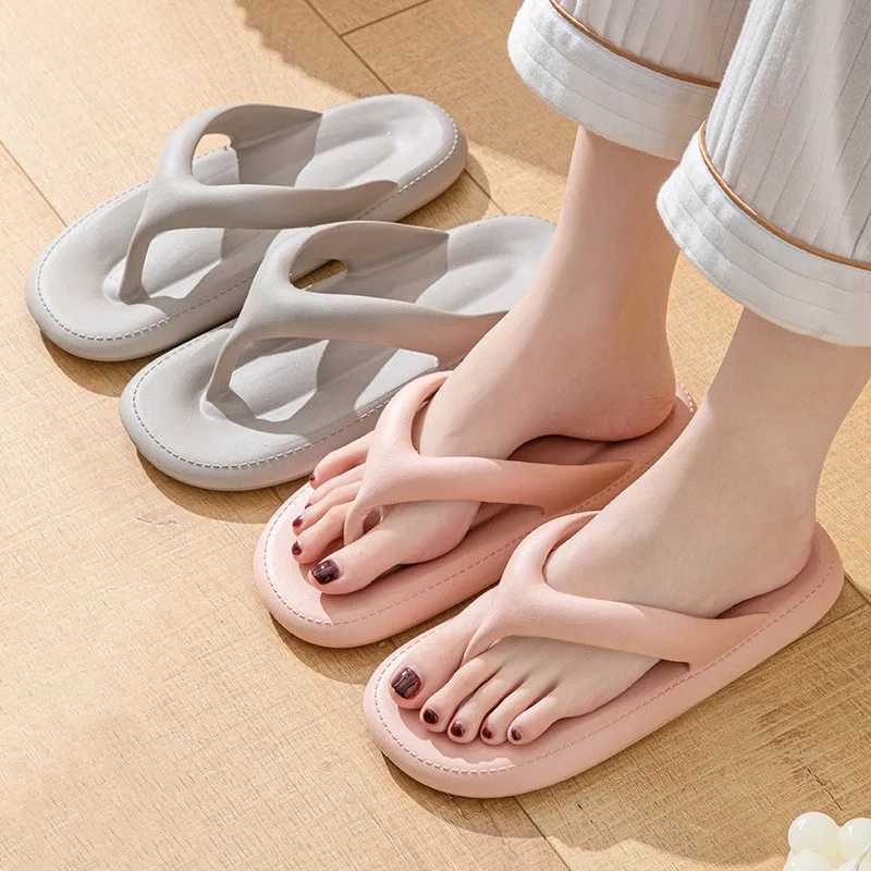 New Arrival New womens mens flip up soft soled beach sandals summer slippers casual shoes lightweight EVA slippers couples non slip flip up T250108
