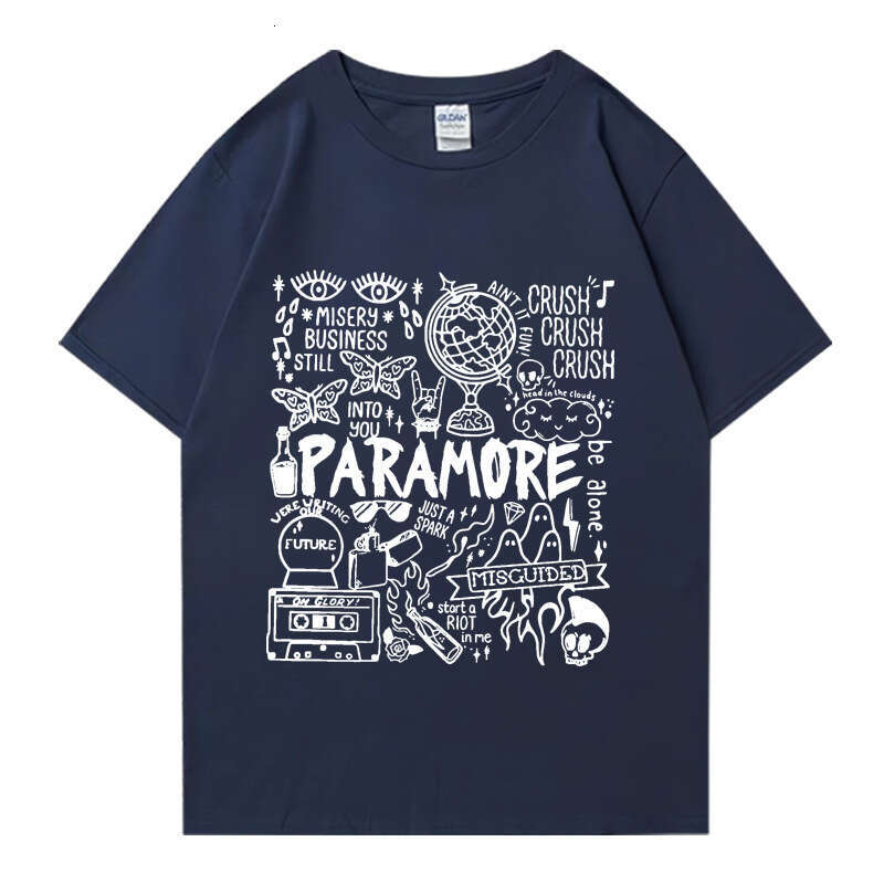 Rock band Paramore Doodle art journey album t-shirt