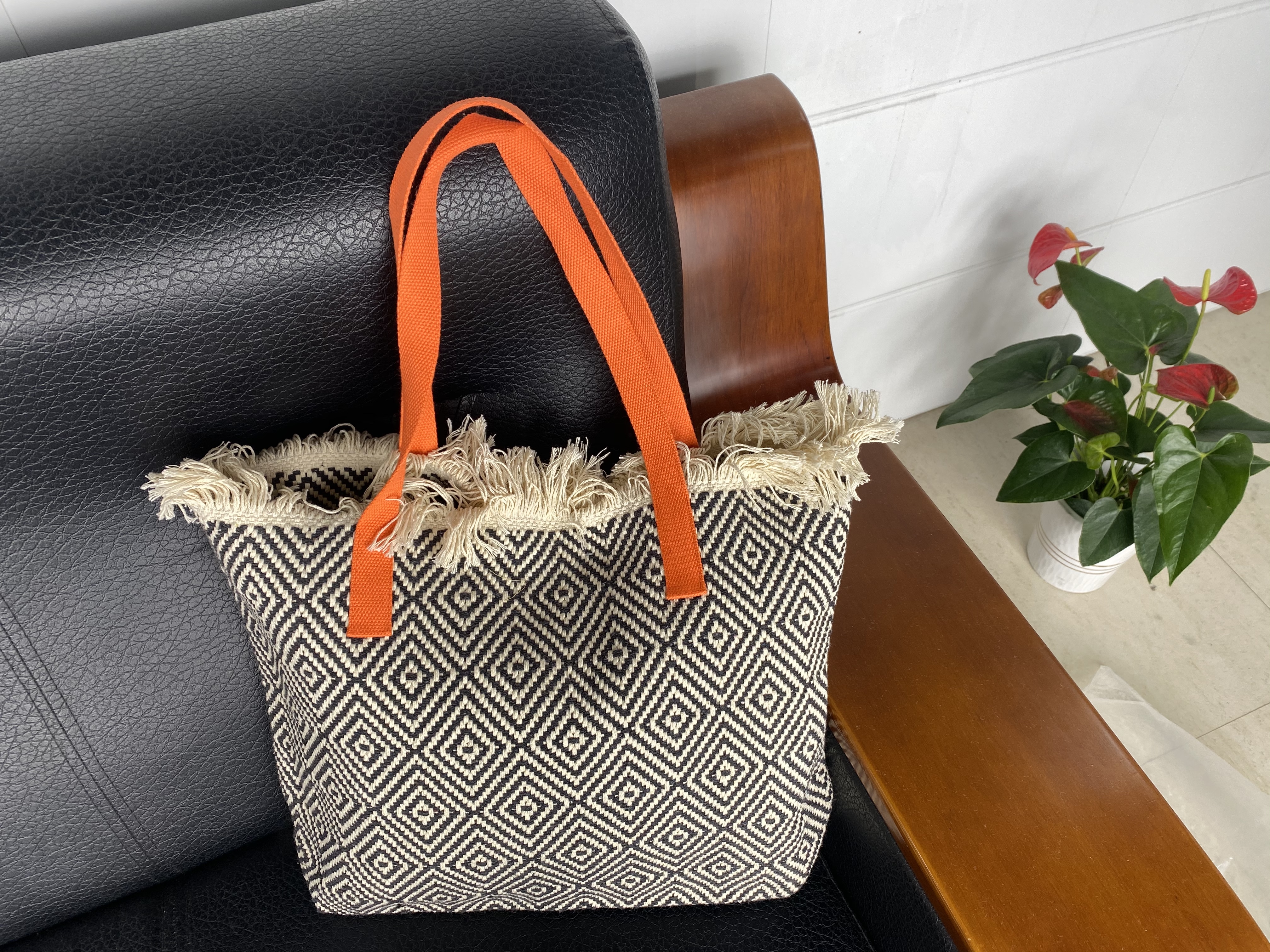 Traditional Weaved Thick Fabric Hiking Backpack