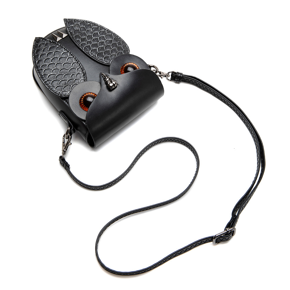 New Crossbody Bag Designer Creative Splicing Owl Handbag Wallet Phone Bag