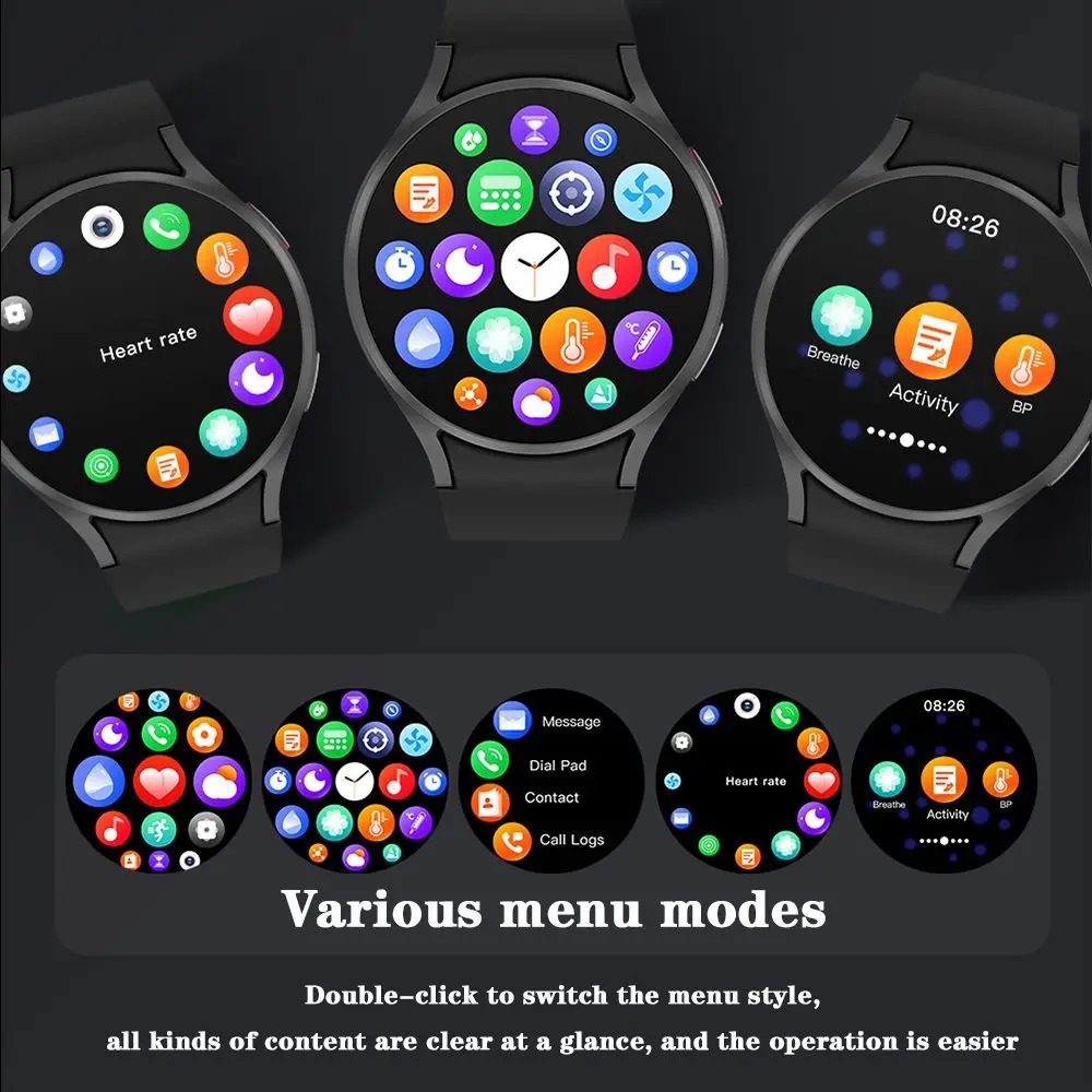 For Watch7 Smart Watch Men GPS Motion Track BT Calling Health Monitoring Sport Mode IP68 Waterproof Smartwatch women 250106
