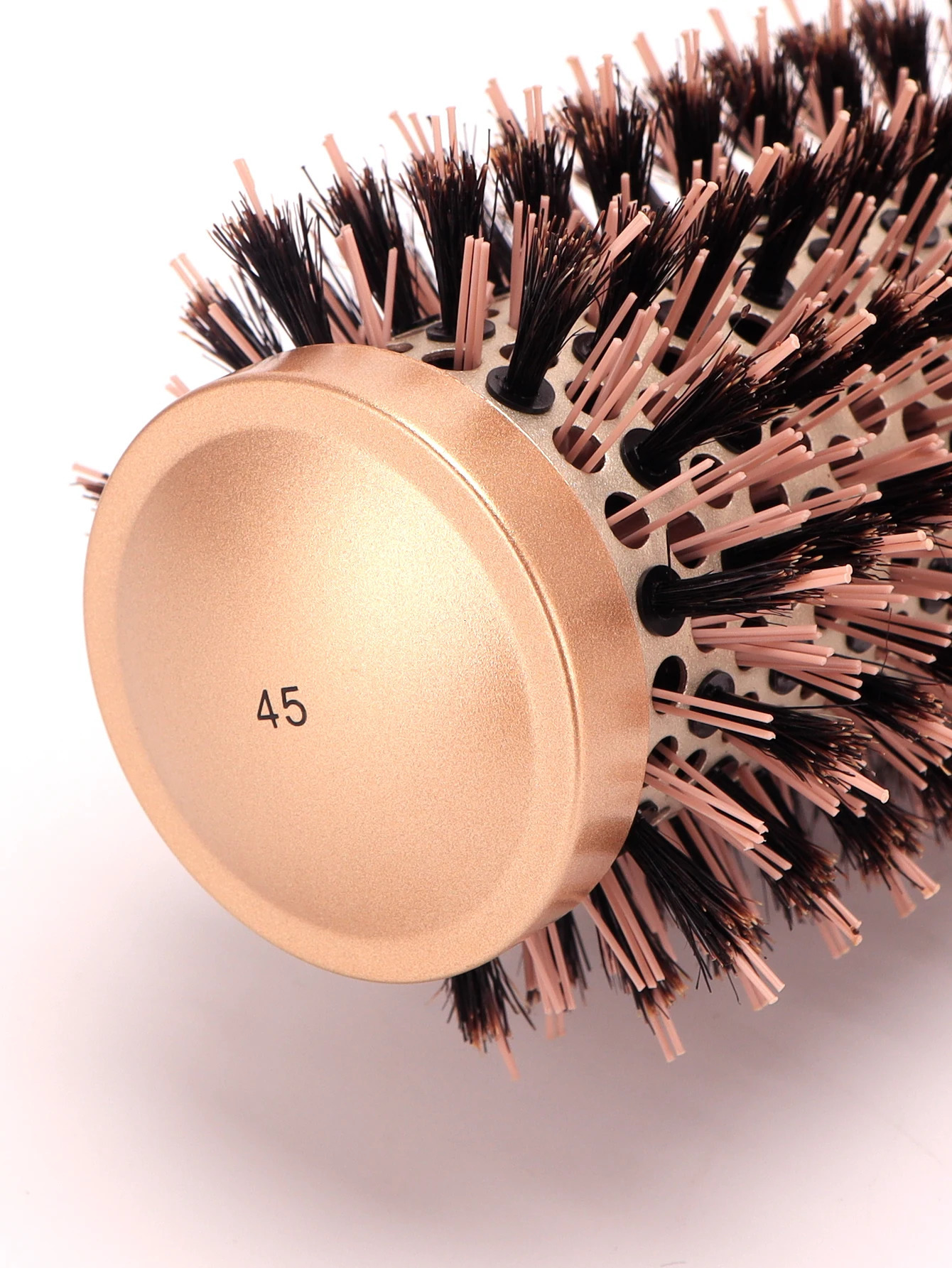 3PCS Salon Hair Comb Set Professional Iron Round Comb Hairdressing Curly Hair Rollers High Temperature Resistance Hair Brush 250106