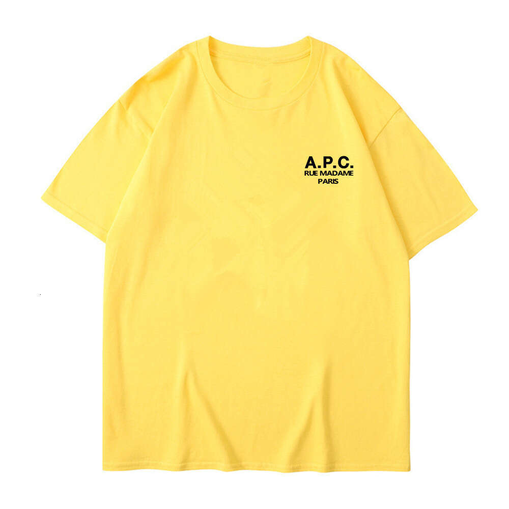 T-shirt Men's and Women's Street Trendy Short Sleeve European Size