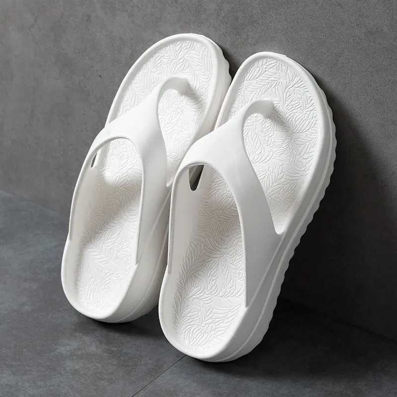 New Arrival Womens Fashion Wedge Anti slip Flip Cover New Summer Couple Home Comfortable Soft Sole Slide for Women Eva Beach Plus Size Clip toe T25010