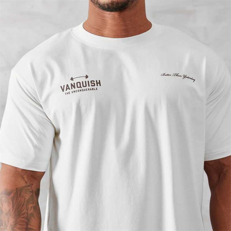 Summer new grey loose short sleeved T-shirt mens top pure cotton new round neck fitness sportswear M250108