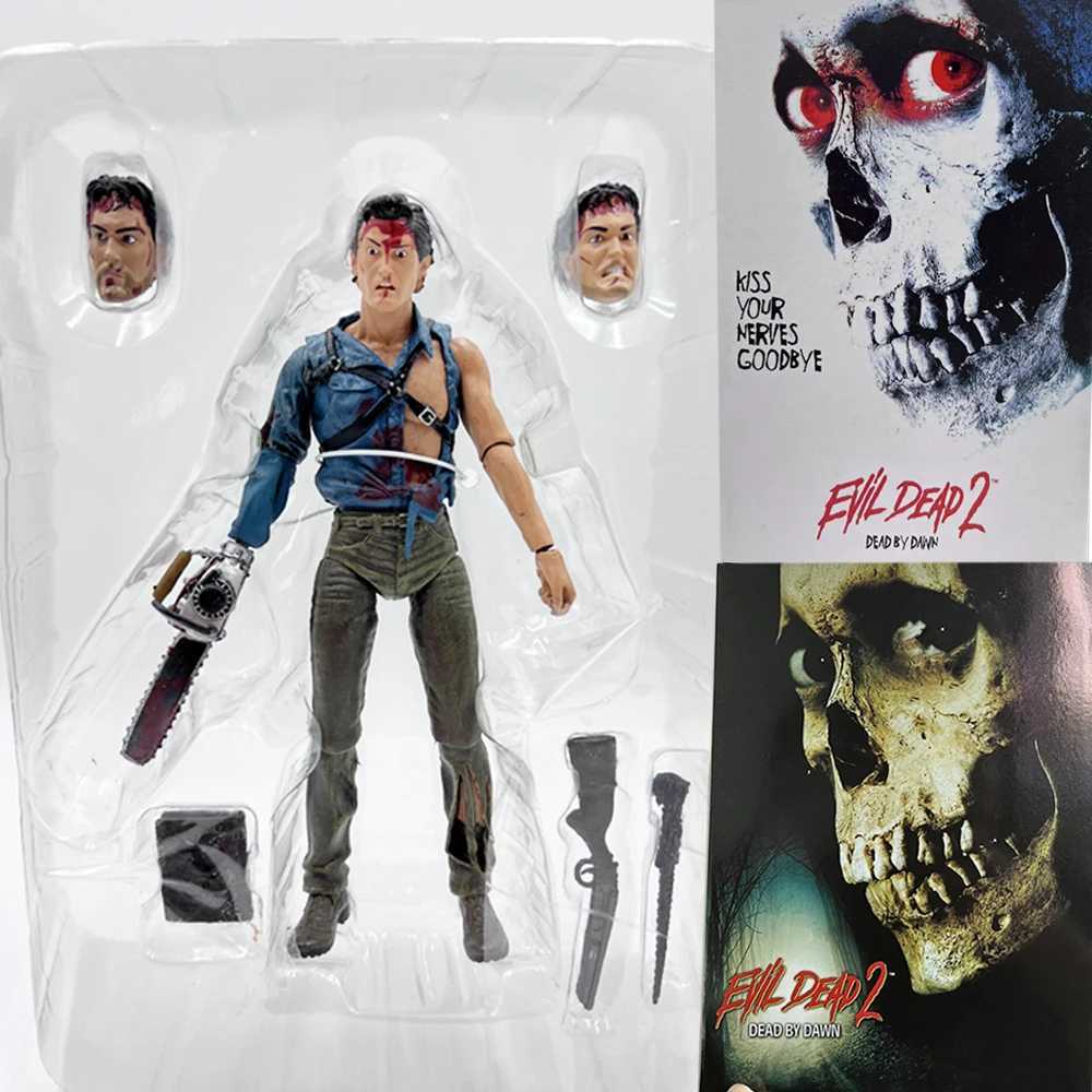 NEW NECA Ash Evil Dead 2 by Dawn Figure Eligos Classic Terror Action Model Toy Horror Christmas Birthday Gifts