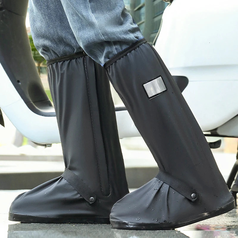 Waterproof Shoes Cover High Tube Outdoor Rain Boots Anti Slip Fishing Boots Wear-resistant Rain Shoes Cover Motorbike Cycling 250106