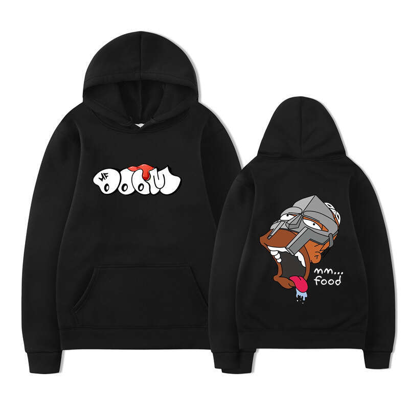 MF DOOM Rapper Hoodies Anime Print Streetwear Men