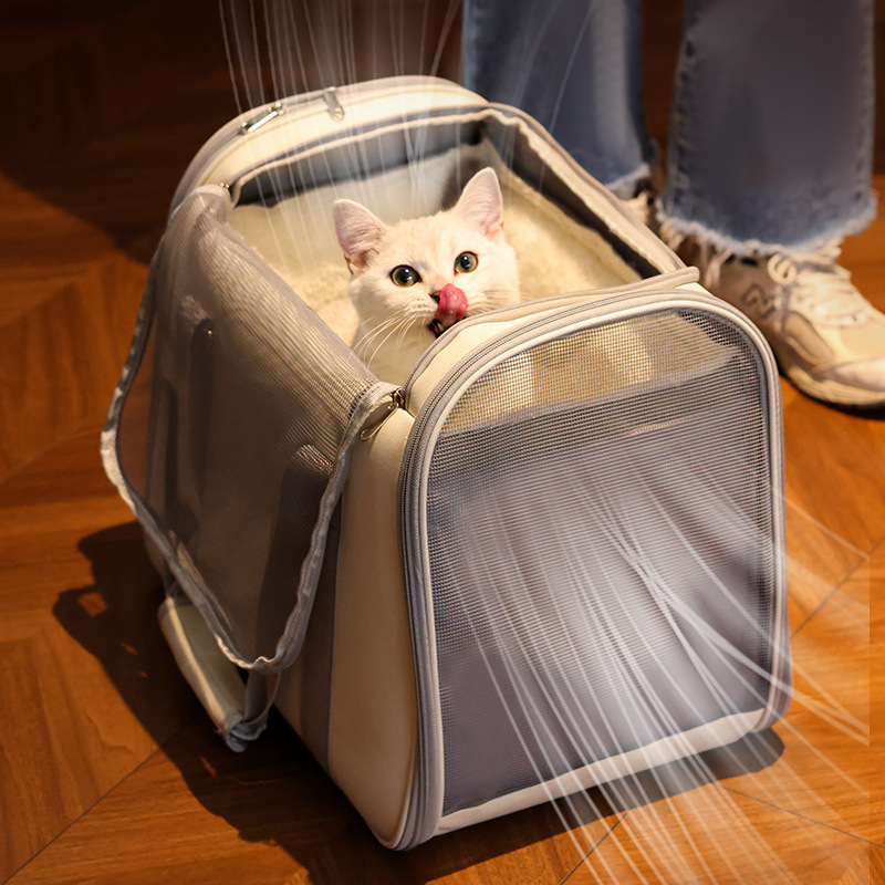 Pet cat bag Go out portable handbag Cat breathable comfortable not stuffy shoulder bag supplies