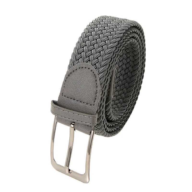 Plus Large Size 130 140 150cm Elastic Womens Casual Belt Womens Stamped Belt Elastic Canvas Buckle Trouser Belt W250109