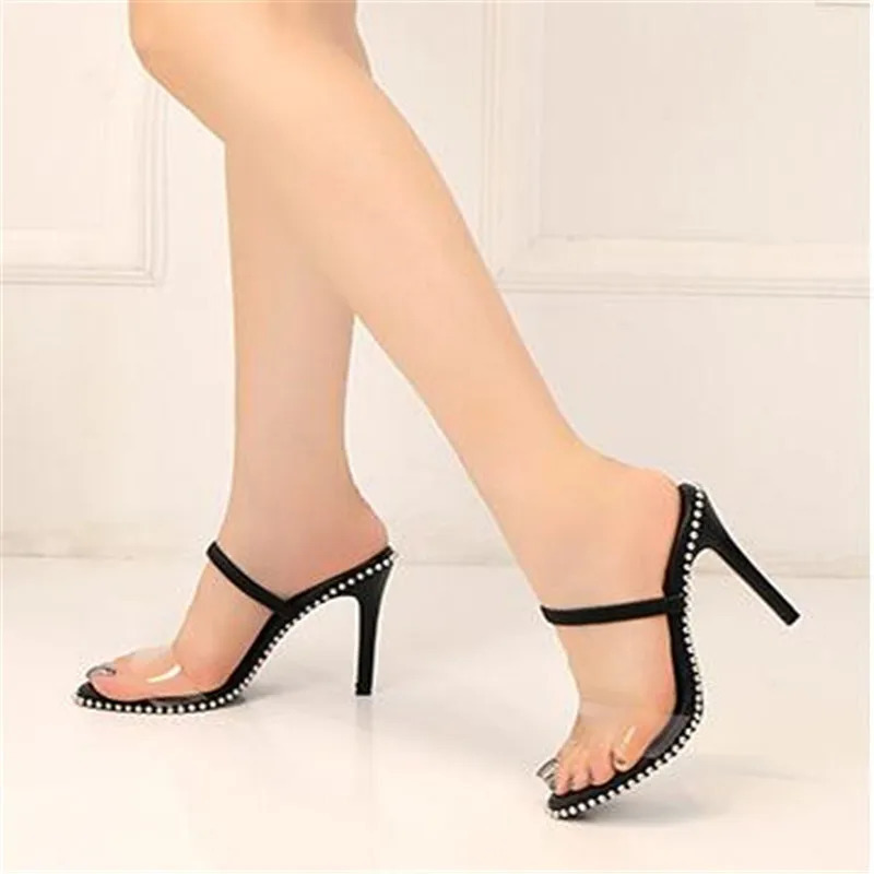 Women Shoes Summer Fashion Women Sandals Female Platform Sandals Rivet Metal Pumps Wedding Women High Heels 9cm and 7cm 250106