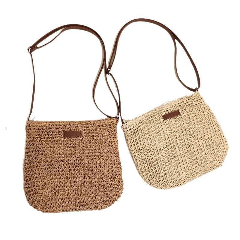 Factory Direct New Simple Single Shoulder Straw Woven Holiday Beach Bag Versatile Women's Bags