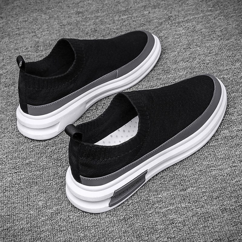 Ddmyoutdoor China Domestic Men S Casual Sneaker Heighten Platform Round Toe Flat Heel Low Top All Match Slip On Walking Fashion New Spring Autumn Main