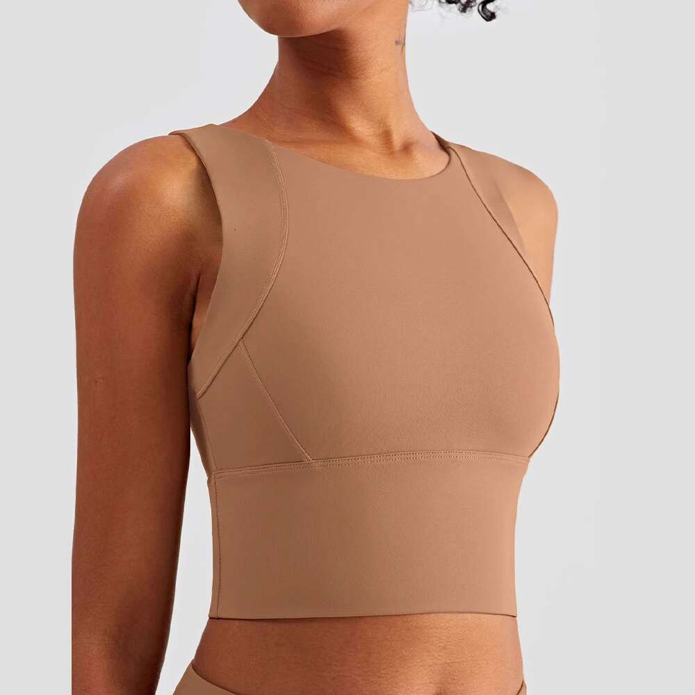 Vnazvnasi Gym Fiess Vest Push Up Shock Absorption Bra Running Training Sports Top Active Wear Women Yoga Tops