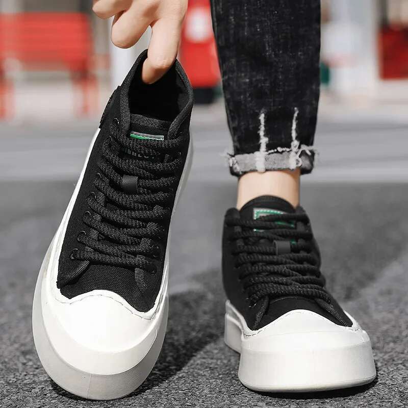 Ddmyoutdoor China Domestic Designer High Top Canvas Men S Autumn New Trend Man Sneakers Platform Leisure Sports Board Shoes For Students