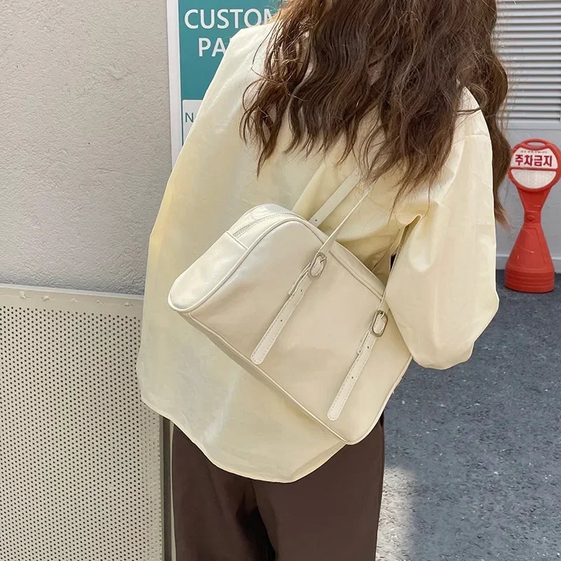 Fashion Women Green Big Shoulder Bags PU Leather Female Purse Handbags Large Capacity Ladies Daily Small Casual Tote Bolso Mujer 250107