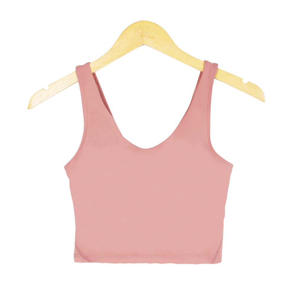 Women's unrestrained sports underwear, suitable for yoga fiess running multi-color optional - S-XXL code