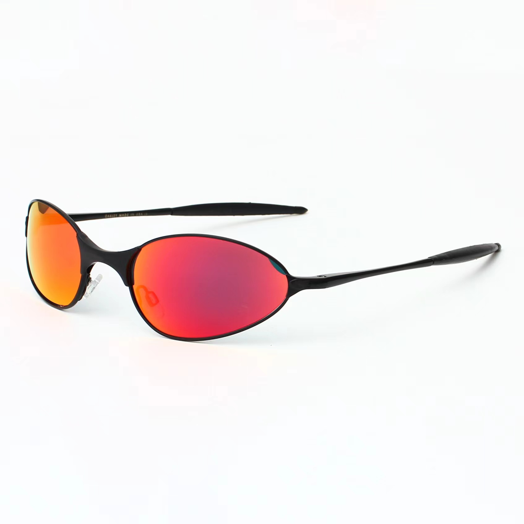 New arrivals UV protect sunglasses men's and women's trendy metal outdoor sports and cycling sunglasses goggles Square wite 1.0
