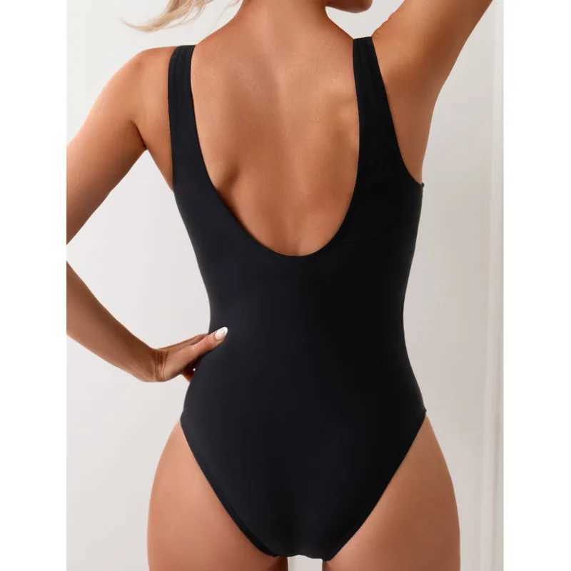 Summer Sexy Swimsuits One Piece Womens Closed Swimwear Push Up Swimming Wear Bodysuit Bathing Suits Beachwear Pool Bather 2025XJ240108