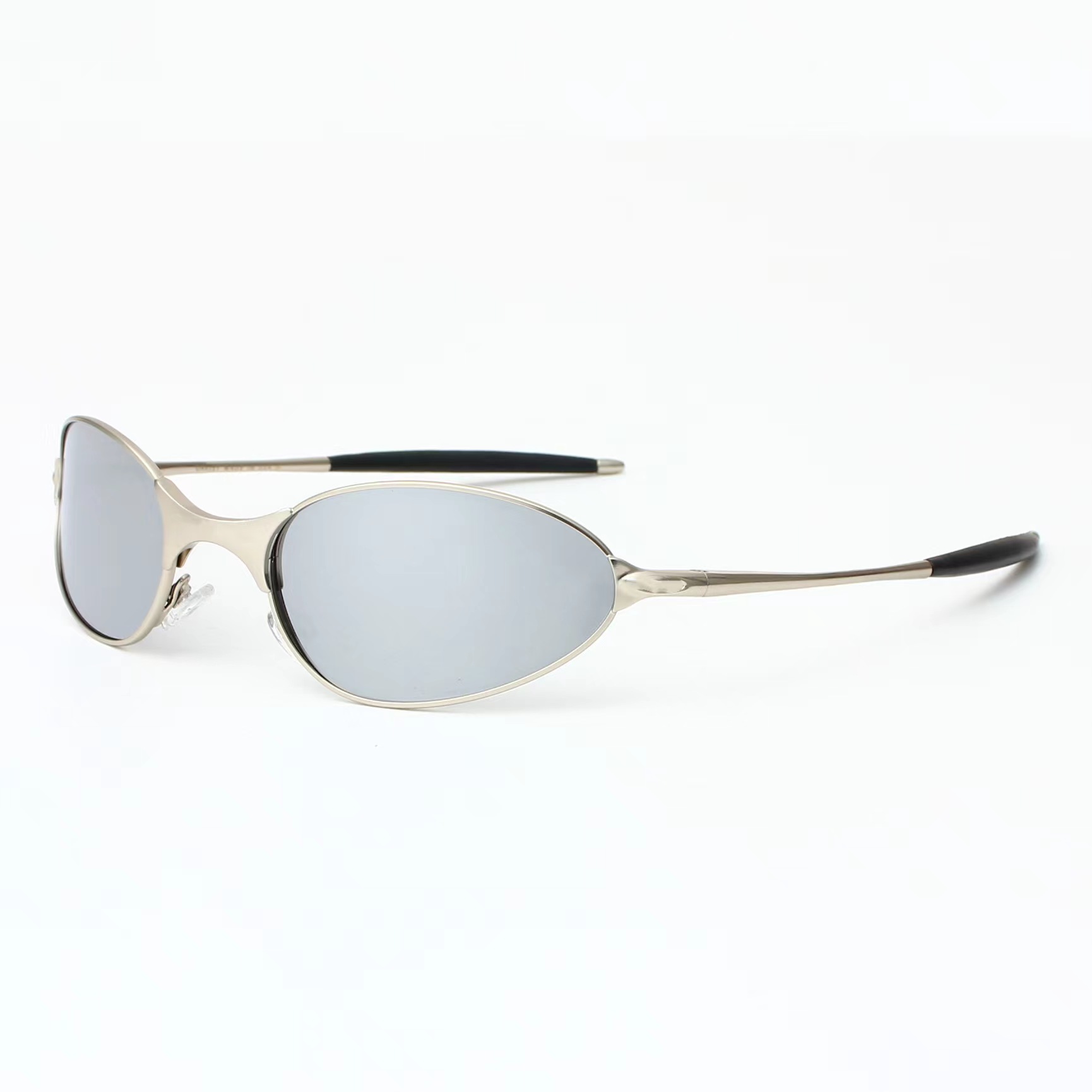 New arrivals UV protect sunglasses men's and women's trendy metal outdoor sports and cycling sunglasses goggles Square wite 1.0