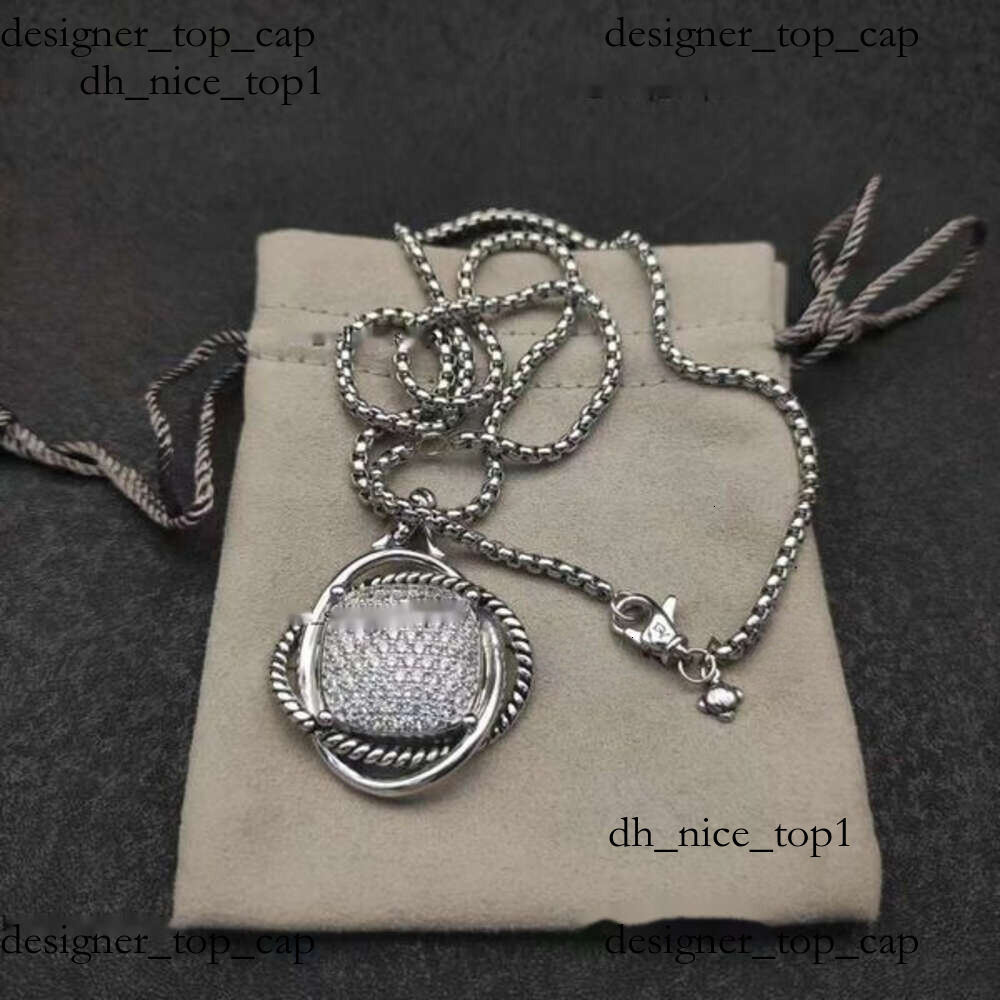 2025 david yerman Necklace for men cross pendant david truman necklace Jewlery silver Retro Vintage designer Jewelry mens necklaces chain party birthday Gift 115