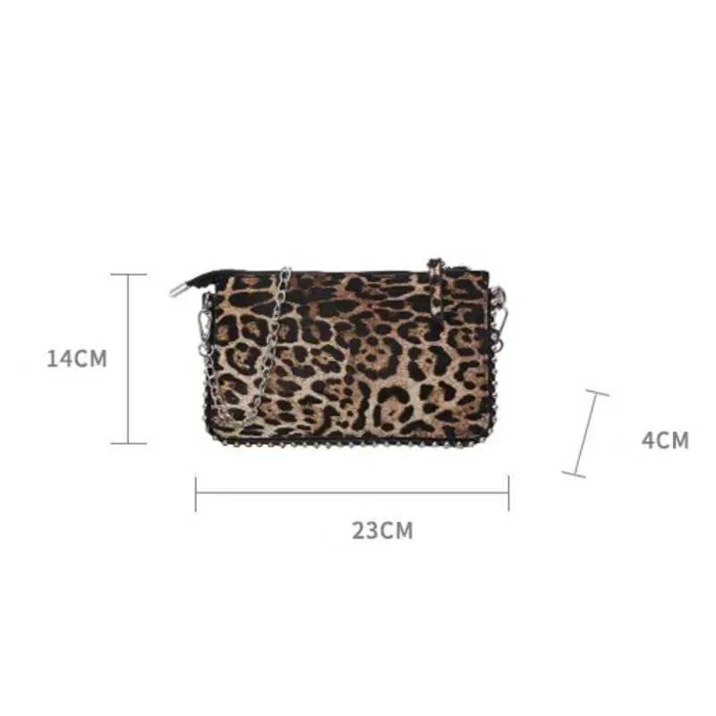 New Leopard Crossbody Bags For Women Fi Chain Mobile Phe Purse Travel Vai Shoulder Messenger Bag Sac A Main FemaleXJ250108