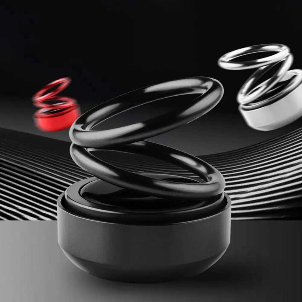 Car Air Freshener Car air freshener car aromatherapy double suspension 360 degree rotation perfume car interior accessories H250108