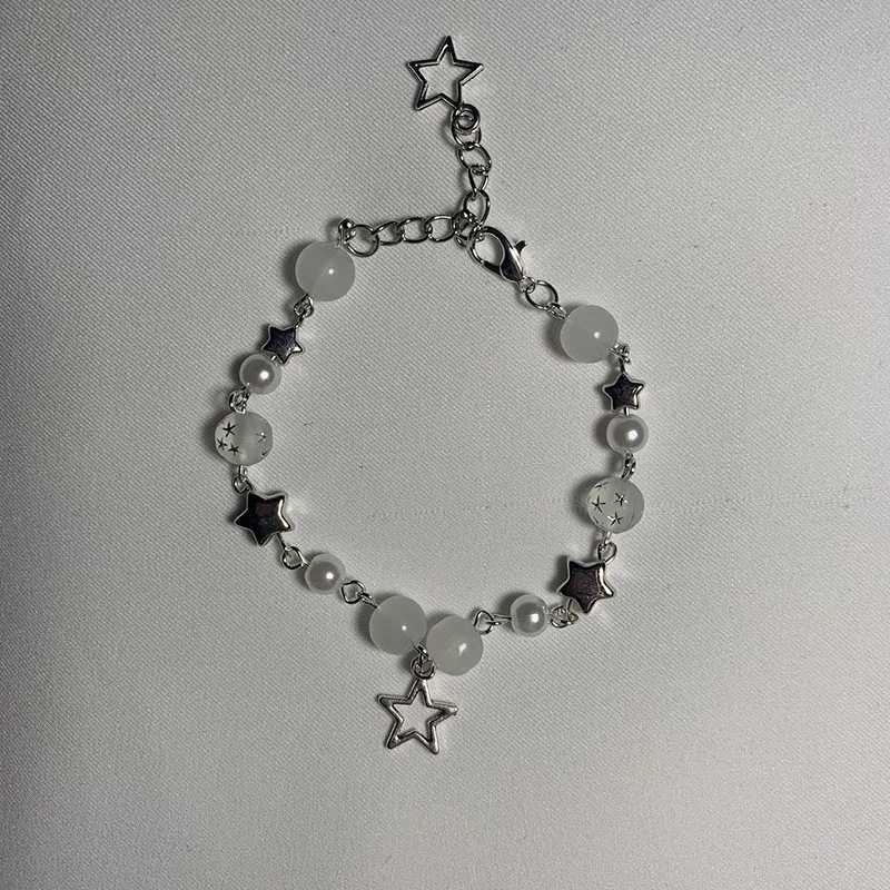 matching star moon bracelets Y2K jewelryXJ250109