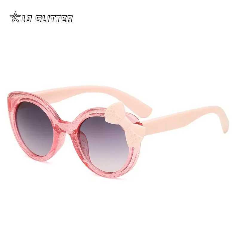2024 Cute Cat Eye Childrens Sunglasses Butterfly Bow Sunglasses Cute Baby Glasses Trend Girls and Boys Glasses W250109