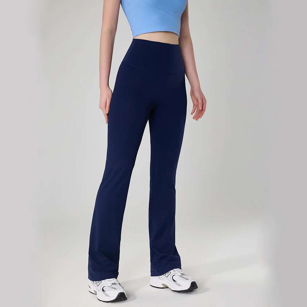 Vnazvnasi High Waist Women Fiess Flared Leggings Good Elastic With Soft Fabric Fashion Design Workout Sports Pants Push Up