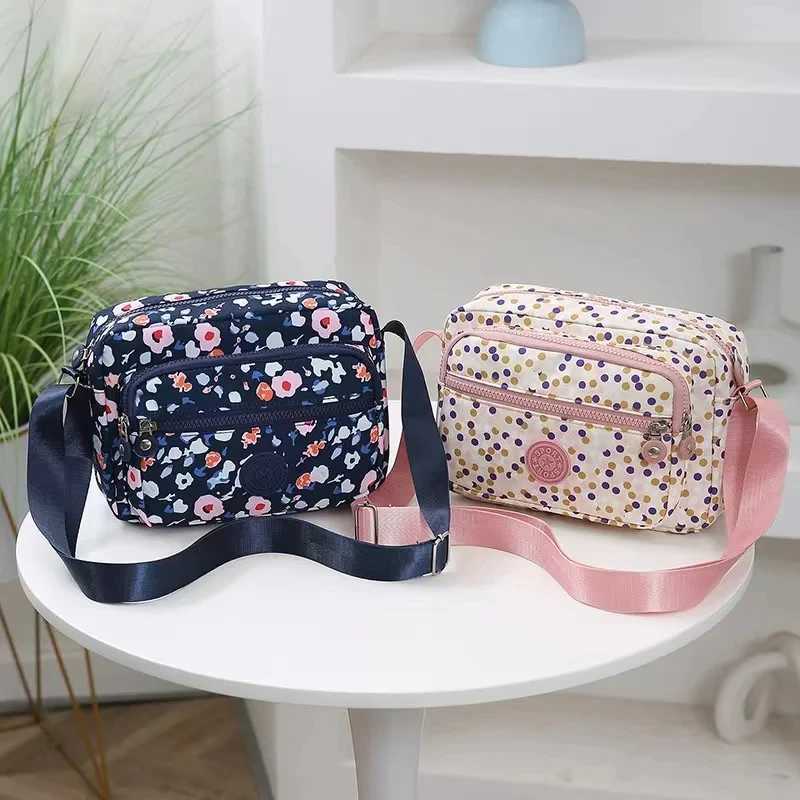 Multi-printed Oxford Cloth Shoulder Bag Multi-compartment Bag Mobile Phe Bag Water-repellent All-mah Womens Crossbody BagXJ250108