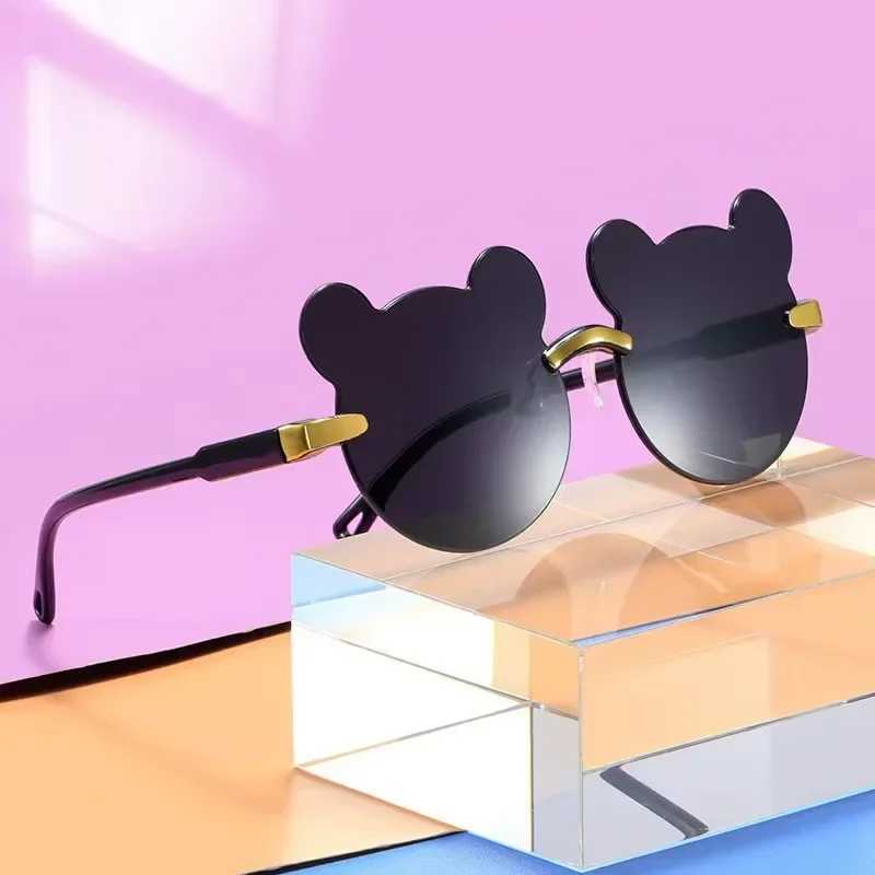 Childrens Sunglasses Bear shaped Childrens Glasses Borderless UV400 Childrens Glasses Outdoor Anti glare Sunglasses for Girls and Boys W250109