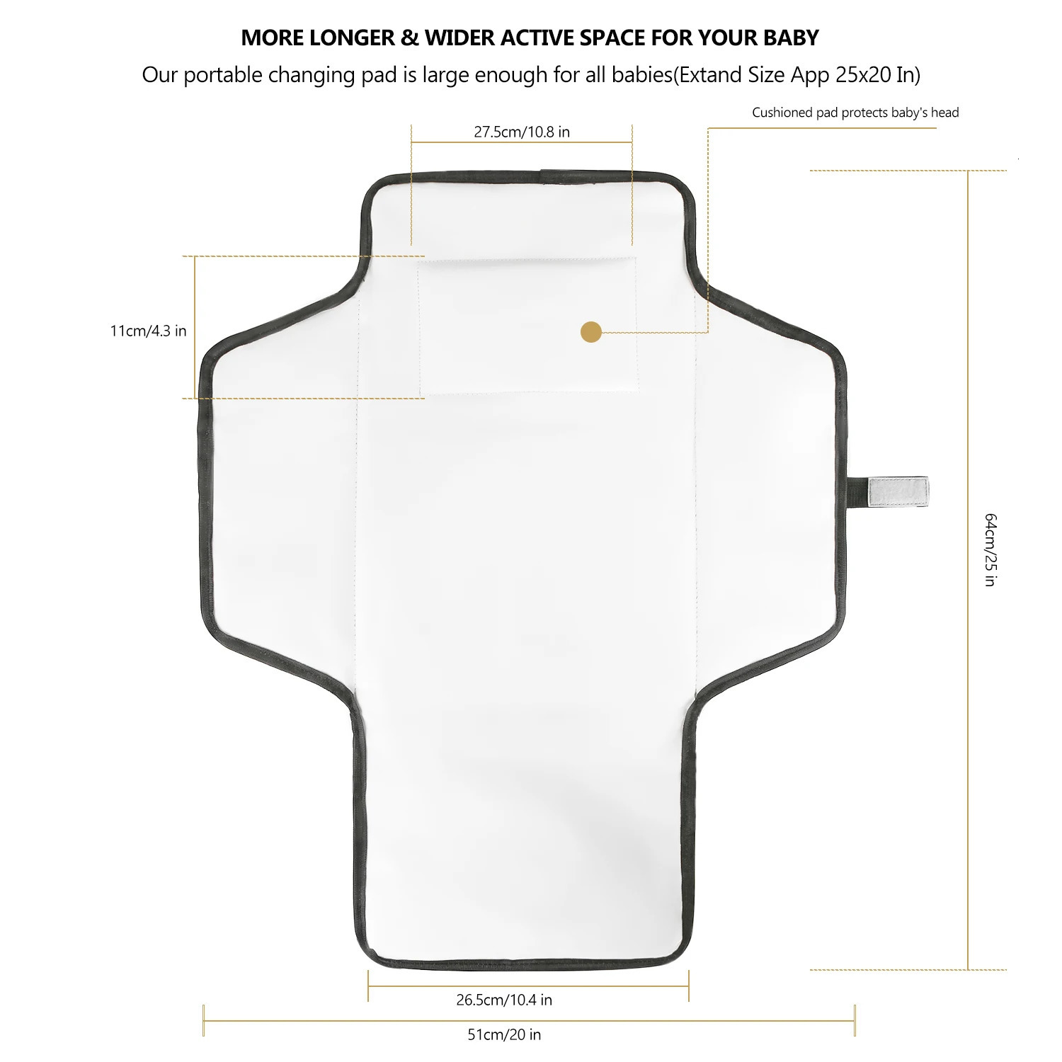 Portable Travel Waterproof Changing Pad Diaper Multifunction Portable Baby Diaper Cover Mat Clean Hand Folding Diaper Bag 250109