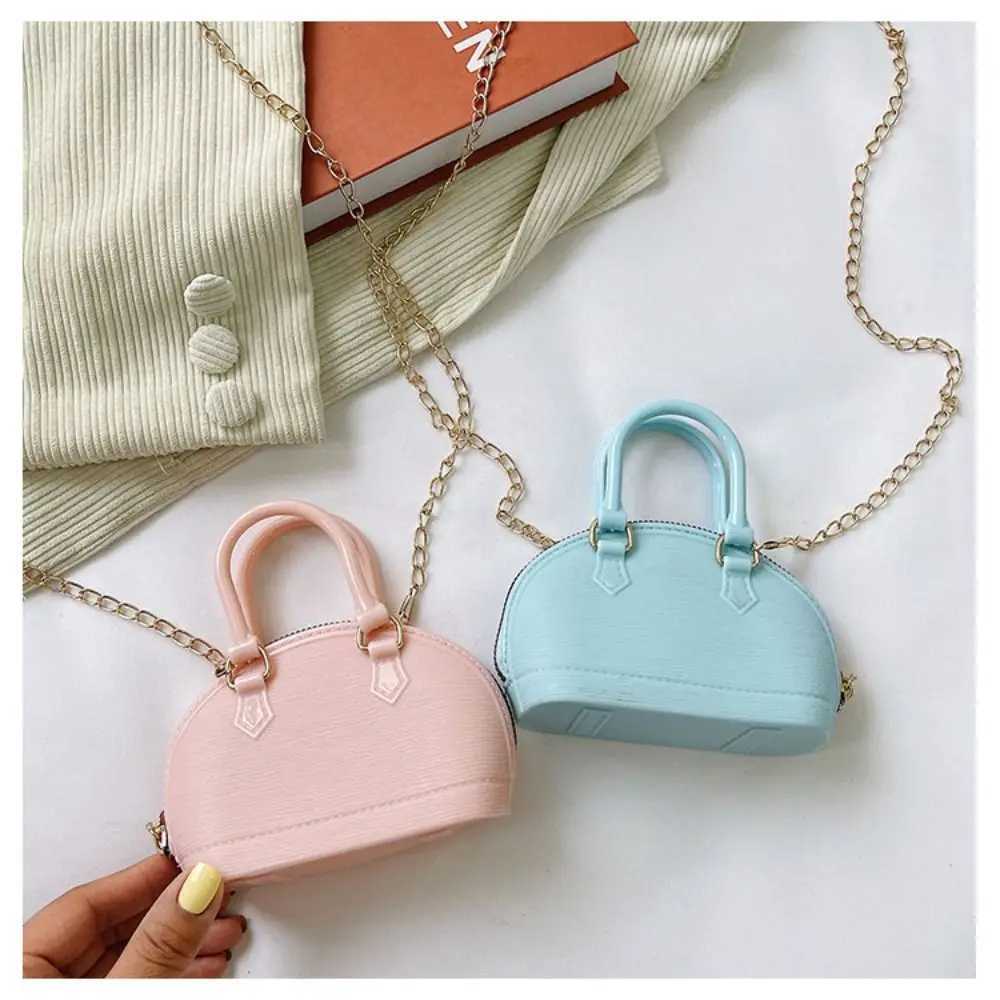 Mini Shell Crossbody Bag Solid Color Pu Leather Underarm Bag e Shoulder Crossbody Bag High-capacity Single Shoulder BagXJ250108