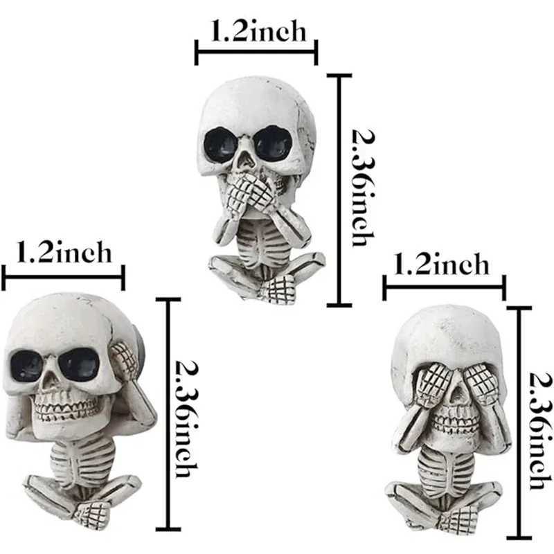 Car Air Freshener Cool human skeleton aromatherapy resin car perfume bone ghost car air freshener ventilation clip odor car odor diffuser H250108