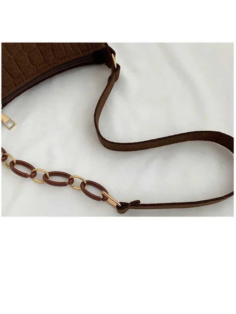 Wool Fiber Small Square Bag New Korean Style Fi Ste Pattern Shoulder Creative Bag for WomenXJ250108