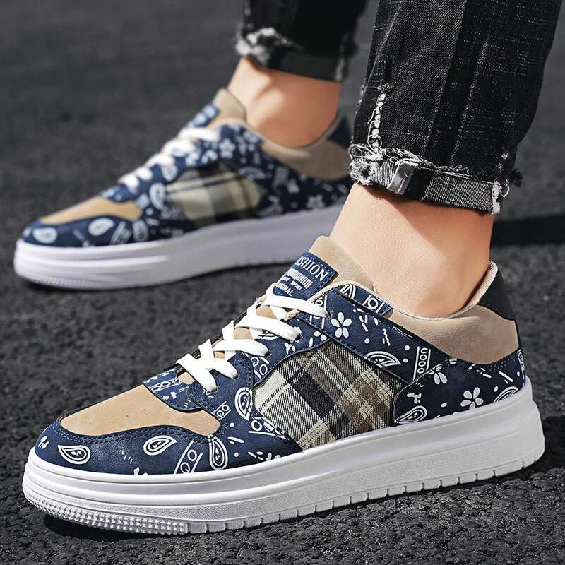 Ddmyoutdoor China Domestic Men S Sneakers New Personalized Lacing Casual Sneaker Fashion Trendy Sports Skateboard Shoes For Youth Retro Board Shoe