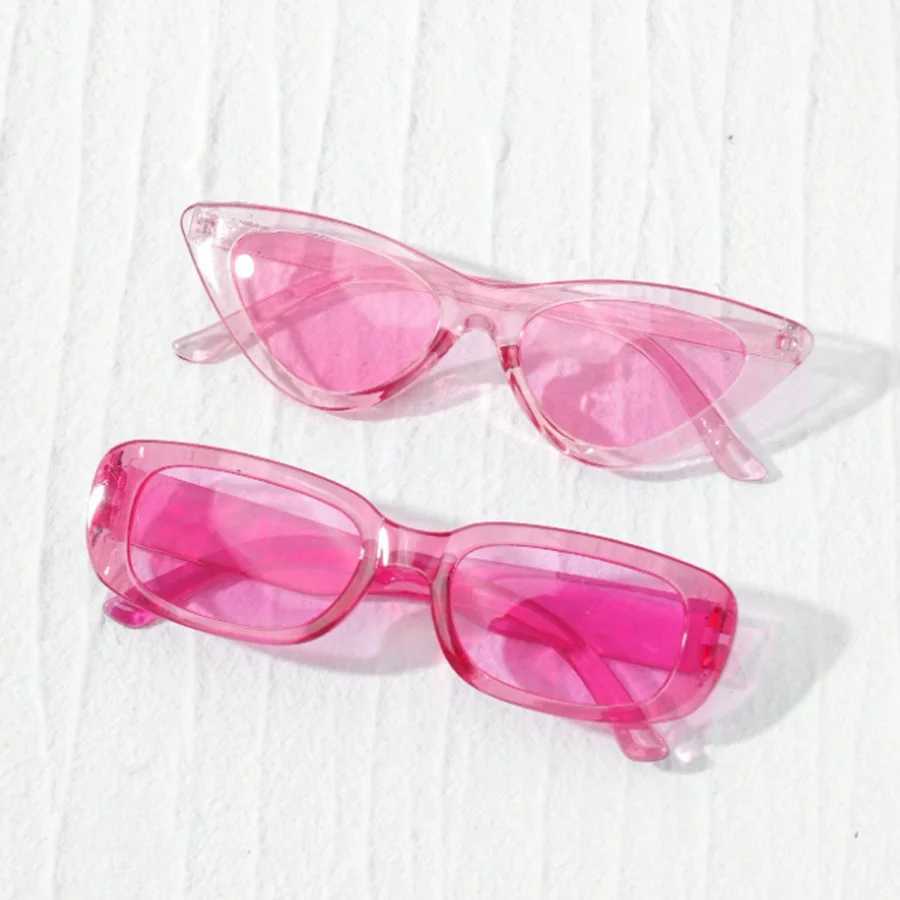 Cat Eye Square Pink Fashion Womens Sunglasses Leisure Holiday Beach Decoration Glasses W250109