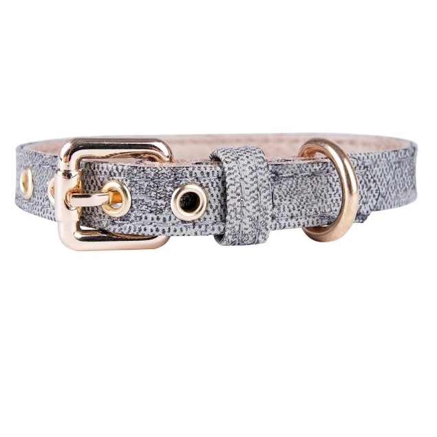 Dog Collars Leash Set Classic Presbya Letters Pattern Leashes PU Leather Fashion Casual Adjustable Dogs Cats Neck Strap Cute Pet Collar