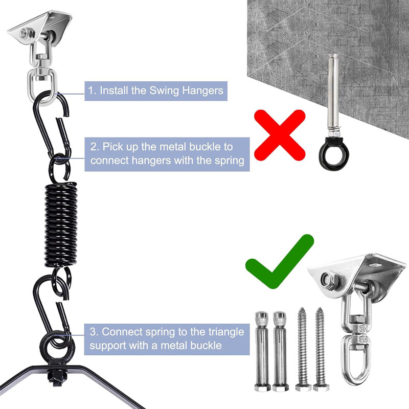 360 ° Rotating Swing Chair Sex Hammock Load-Bearing Hammock Sex Furniture Sling Bed with Hanger