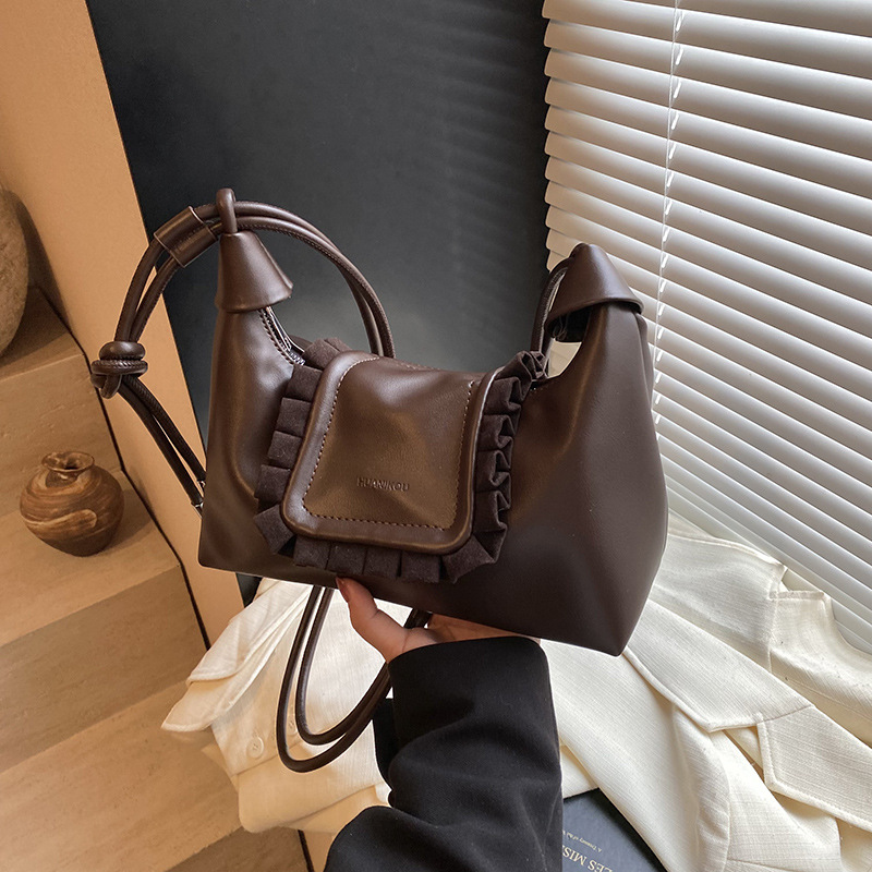 2025 Designer Women Versatile 3 Shoulder Crossbody Armpit Bag Fashion Triple Black Coffee Khaki Free shipping