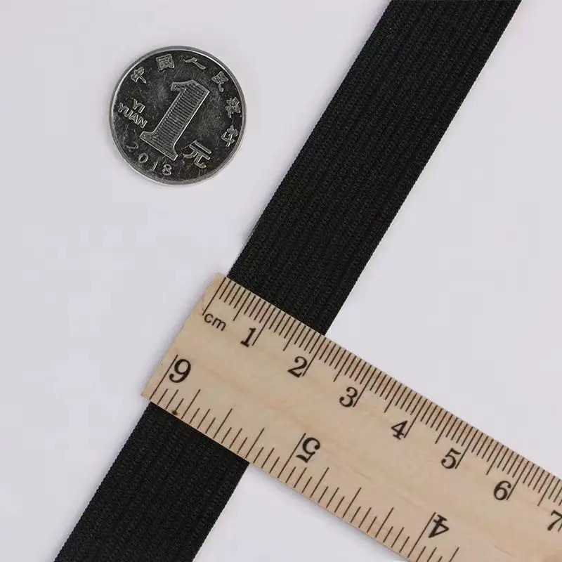 40m full plate elastic band elastic rope pants thick waistband elastic thin flat rubber band stretch band clothing accessories multiple specifications