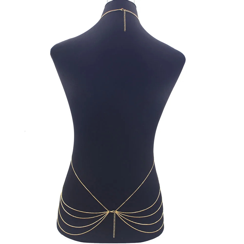 Fashion Stainless Steel Cross Tassel Chain Waist Body Chain For Women Sexy Bikini Beach Belly Accessories Body Jewelry 250107