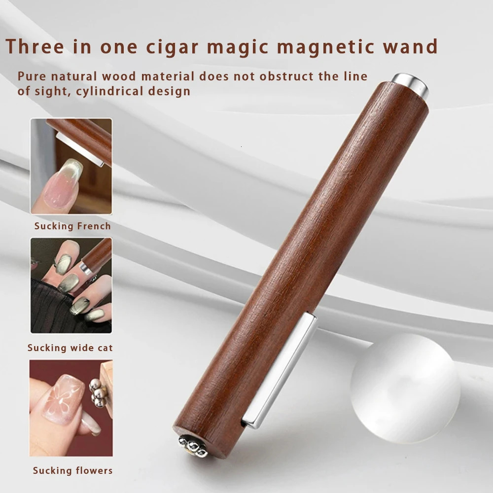 3 in 1 Large Magnet Cats Eye Strong Thickening Magnet for Nail Art Manicure Special Tools UV/LED Gel Nail Magnetic Stick 250107
