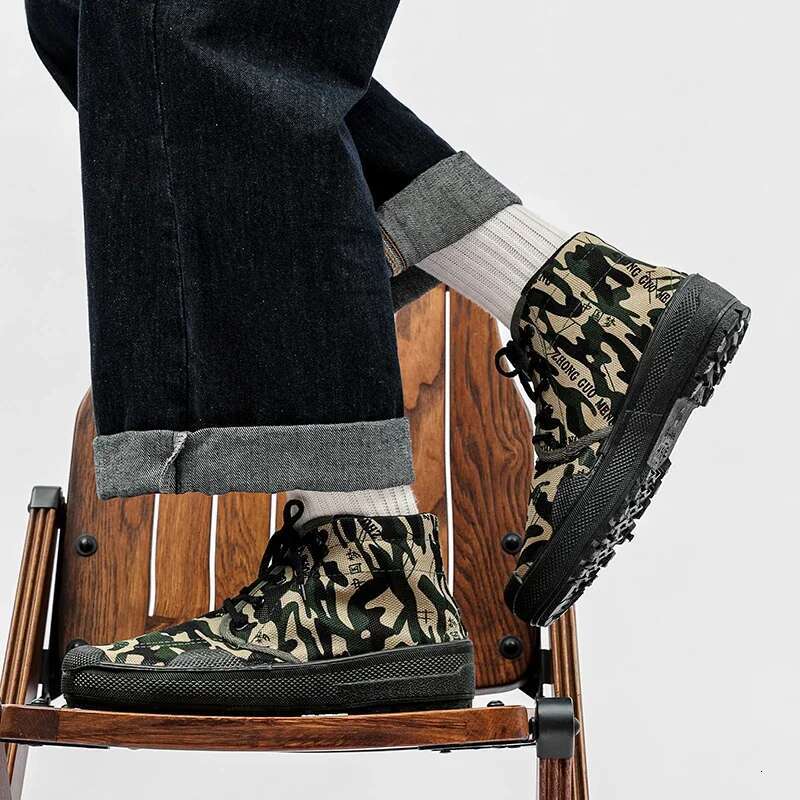 Ddmyoutdoor China Domestic Men S Boots Wear Resistant Walking Sneakers Male Youth Trend Middle Gang Comfortable Platform Fashion Outdoor Spring Autumn