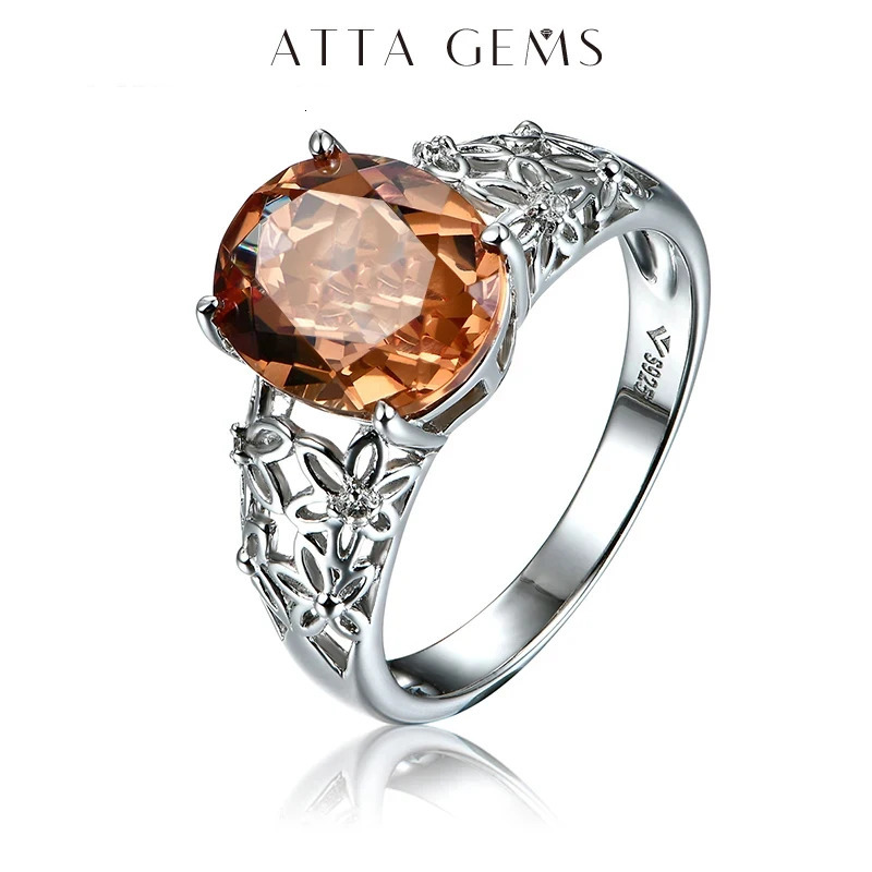 Zultanite Color Changed Stone Silver Ring Women Special n Wedding Ring 6 s Created Diaspore Silver Engagement Ring 250106
