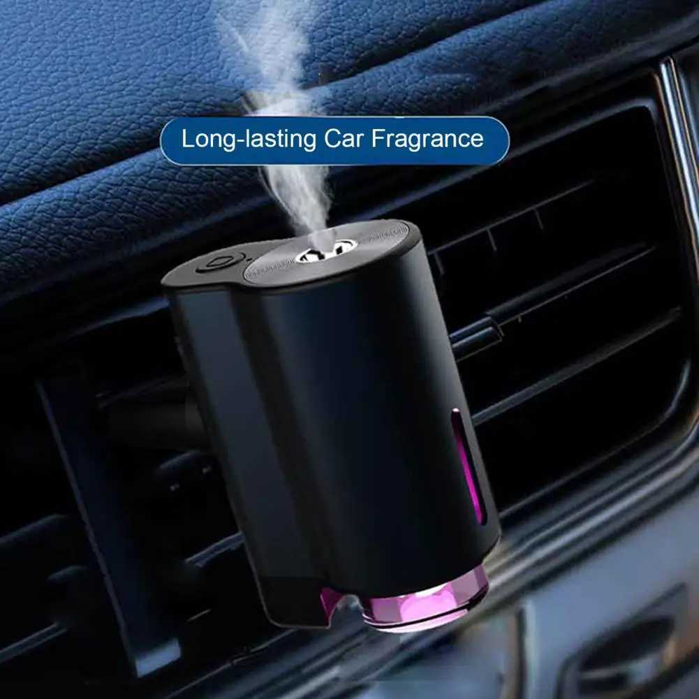 Car Air Freshener Durable car perfume Smart car diffuser with projector light 3 spray modes car air freshener convenient H250108