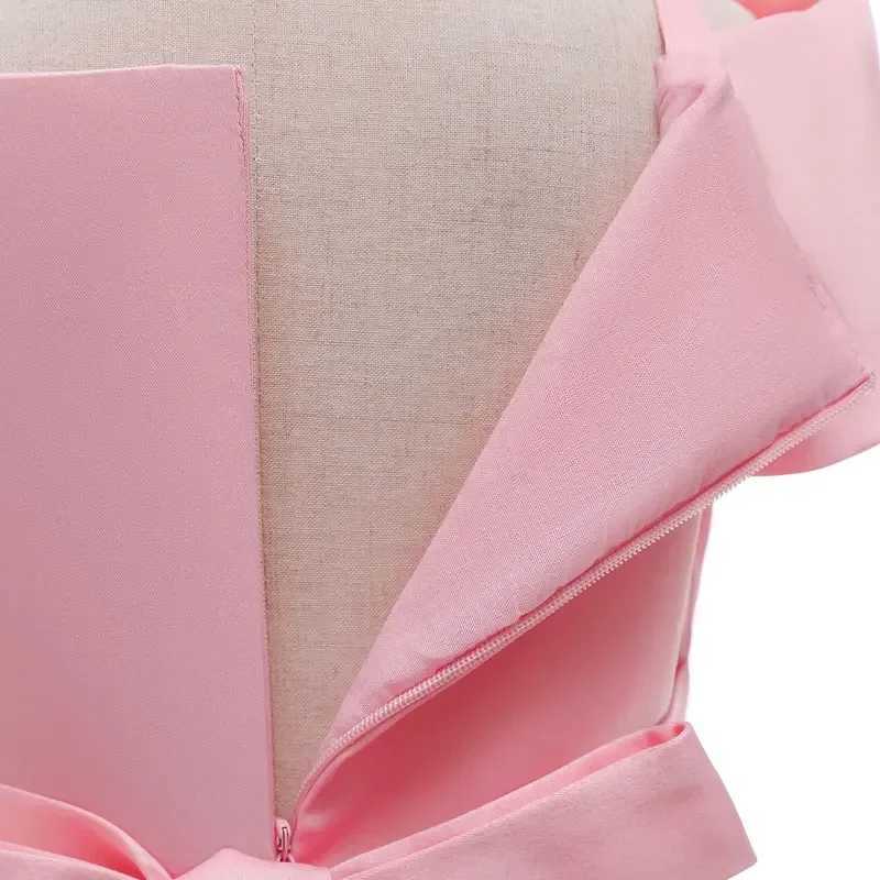 Fashion Solid Girls Dresses for Par and Wedding Sleeveless Lace Prom Girls Dress Summer Children Par Dresses 3-10 YearsXJ250108