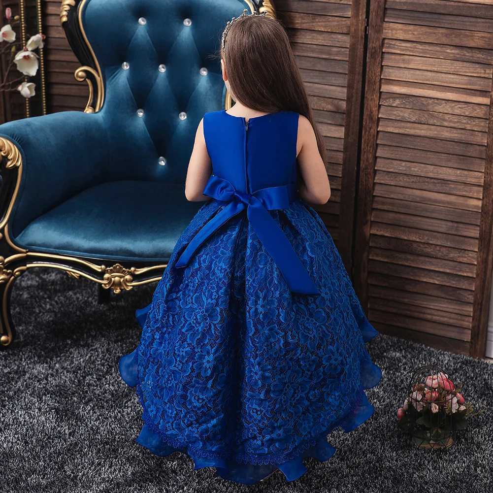 Elegant Summer Girls Dress Princess Children Par Gown Kids for Birthday Wear Flower Girl Dresses Pageant Dresses for GirlsXJ250108