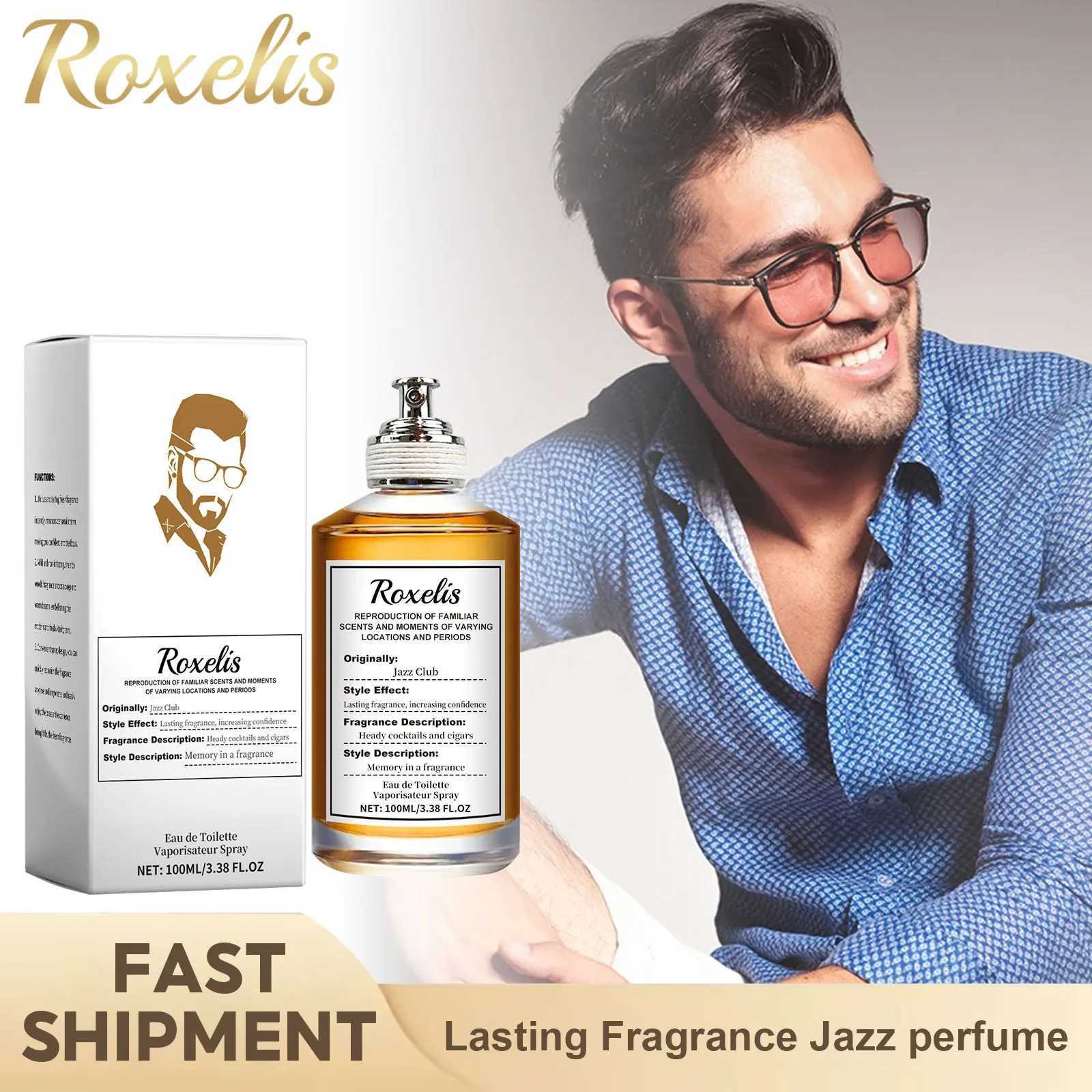 Jazz Perfume Lasting Tobacco Fragrant Release Confidence Charm Natural Re Air ener Wood Fragrance Perfume Gift For MenXJ250109